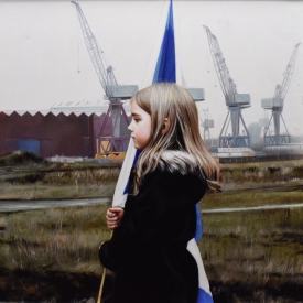 Shipbuilding 70 x 70cm £4,950 (0166)