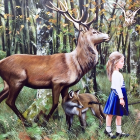 Danae (the Huntress) 90 x 130cm £9,750 (0194)