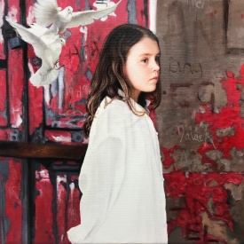 Angel 50 x 50cm £2500 (0296)