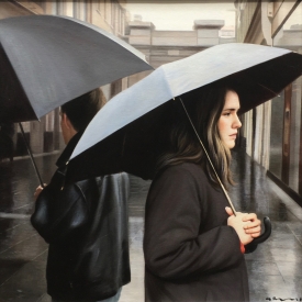 City in the Rain 50 x 50cm £2,500 (0056)