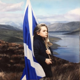 This Place and This Time 70 x 70cm - £4,950 (0176)