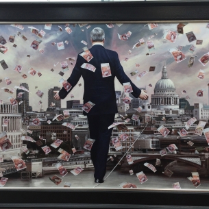 Portrait of Stephen Venn 100cm x 150cm