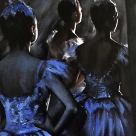 Swans 60 x 40cm