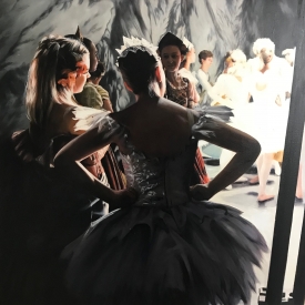 The Rehearsal 80 x 80cm