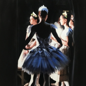 Waiting in the Wings 50 x 70cm