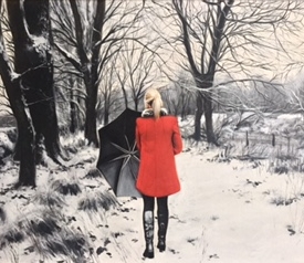 Walk on a Winters Path - 45 x 60cm £2500 (0196)