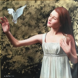 Study in black and gold No4 50 x 50cm - £2,500
