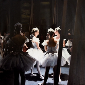The View from Backstage 80 x 80cm £5750 (0309)