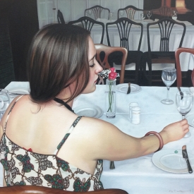 Girl at the Glasgow Art Club - 60 x 90cm £5,200 (0066)
