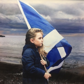 Between the land, the sea and the sky - 70 x 70cm £5,200 (0092)