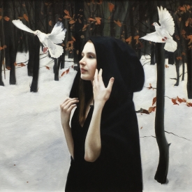 Last snows of winter - 50 x 50cm £2,500 (0001)