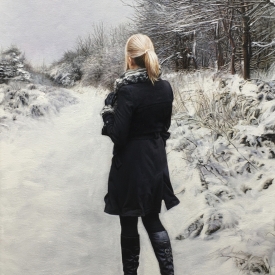 Walk along a winters path no2 - 60 x 40cm £2,500 (0051)