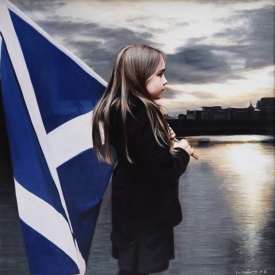 Sunset on the Clyde 60 x 60cm £3500 (0314)