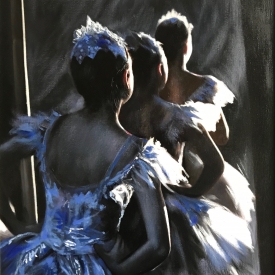 Swans no2 60 x 40cm £2500 (0318)
