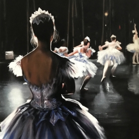 Watching from the wings 60 x 40cm £2500 (0324)