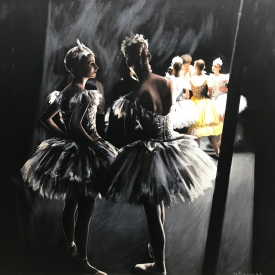 Dancers 70 x 70cm £5250 (0342)