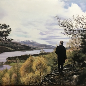 The view down Loch Ard 120 x 90cm £10750 (0359)