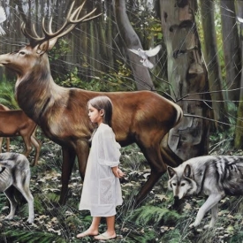 Child of the forest - 120 x 180cm £25,000 (0122)