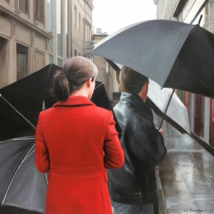 Umbrellas on royal exchange square 50cm x 50cm