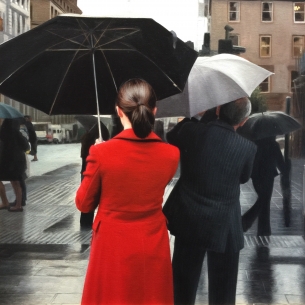 Rain on St Vincent Crescent 50cm x 50cm