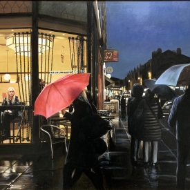 Rainy Night in the West End 70cm x 100cm