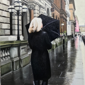 Rain in the City 60cm x 40cm