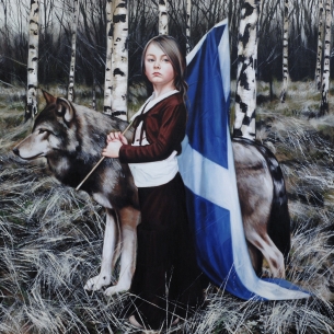 Watchful Pilgrims 1m x 1m