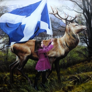 Heart song 120cm x 120cm