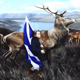 This northern light 120cm x 180cm