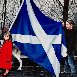 The pilgrims 120cm x 180cm