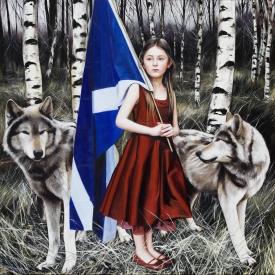 The Pilgrims 1m x 1m