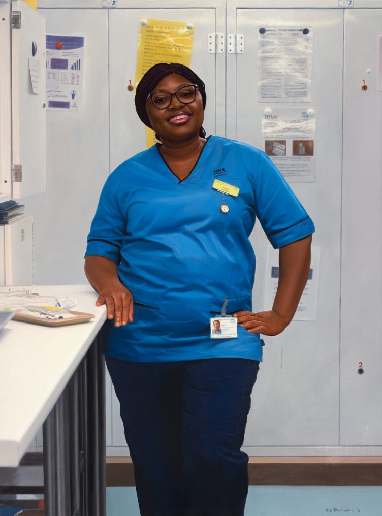 Juliet Isioma Ojeogwu (oil on canvas 80 x 130cm)