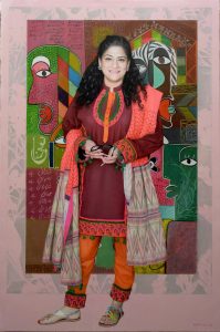 Syeda Sadaf Anwar (oil on canvas 60 x 90cm)