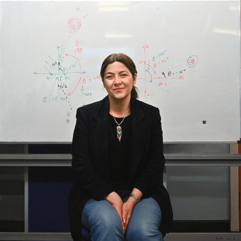 Tuleen Boutaleb (oil on canvas 80 x 80cm)