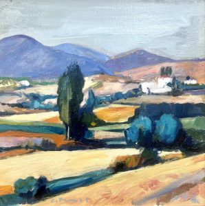 Andalusian hilltop study no 4 by Gerard M Burns