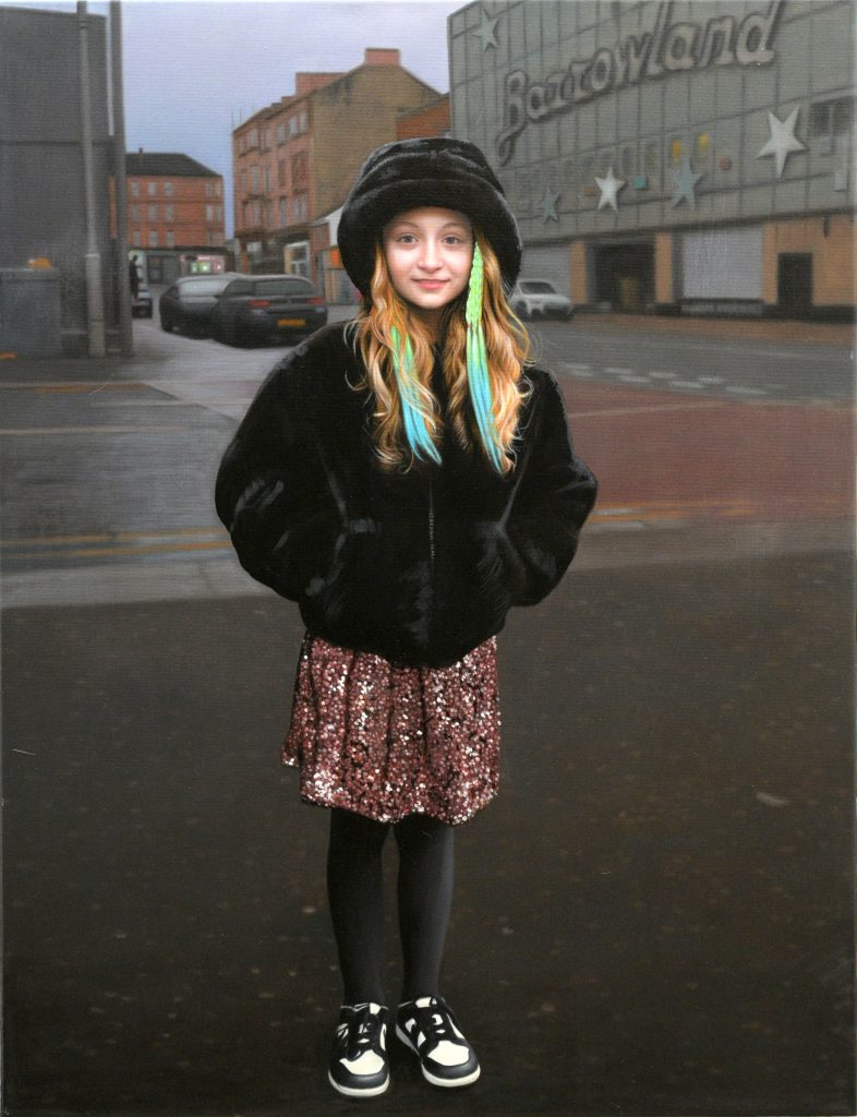 Polina (oil on canvas 67 x 67cm)