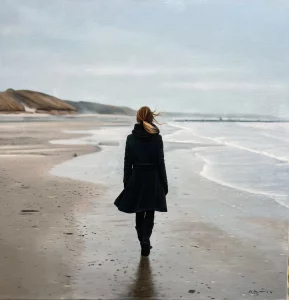 Woman on the beach